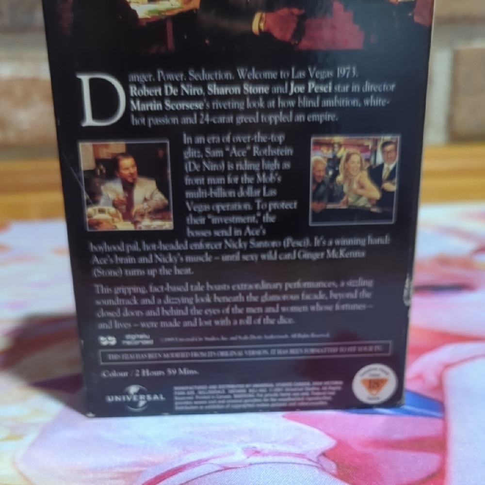 Casino VHS Tape– Crime/Thriller Classic (1995) - Picture 7 of 13